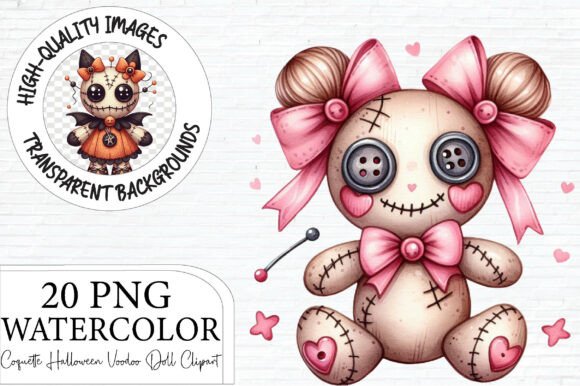 Download Coquette Halloween Voodoo Doll Clipart - Voodoo doll Collection