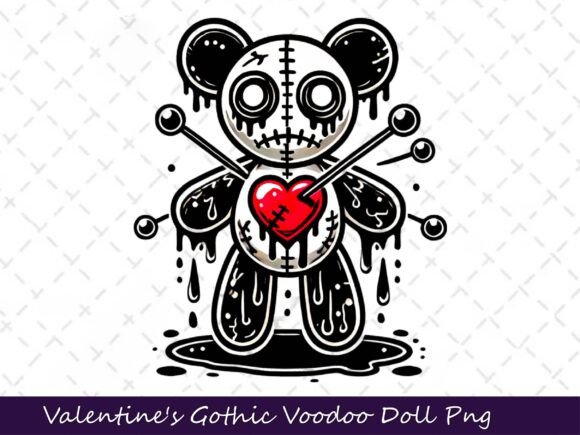 Download Valentine's Gothic Dark Voodoo Doll - Voodoo doll Collection