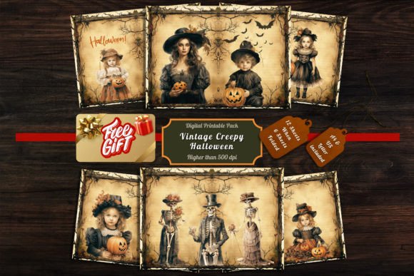 Download Vintage Gothic Creepy Halloween 76 - Gothic creepy Collection