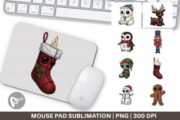 Download Christmas Voodoo Doll Mouse Pad - Voodoo doll Collection