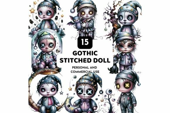 Download Gothic Voodoo Doll Clipart, Spooky Doll - Voodoo doll Collection